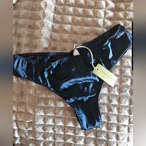 NWT Intimissimi blue silk panty Size Large